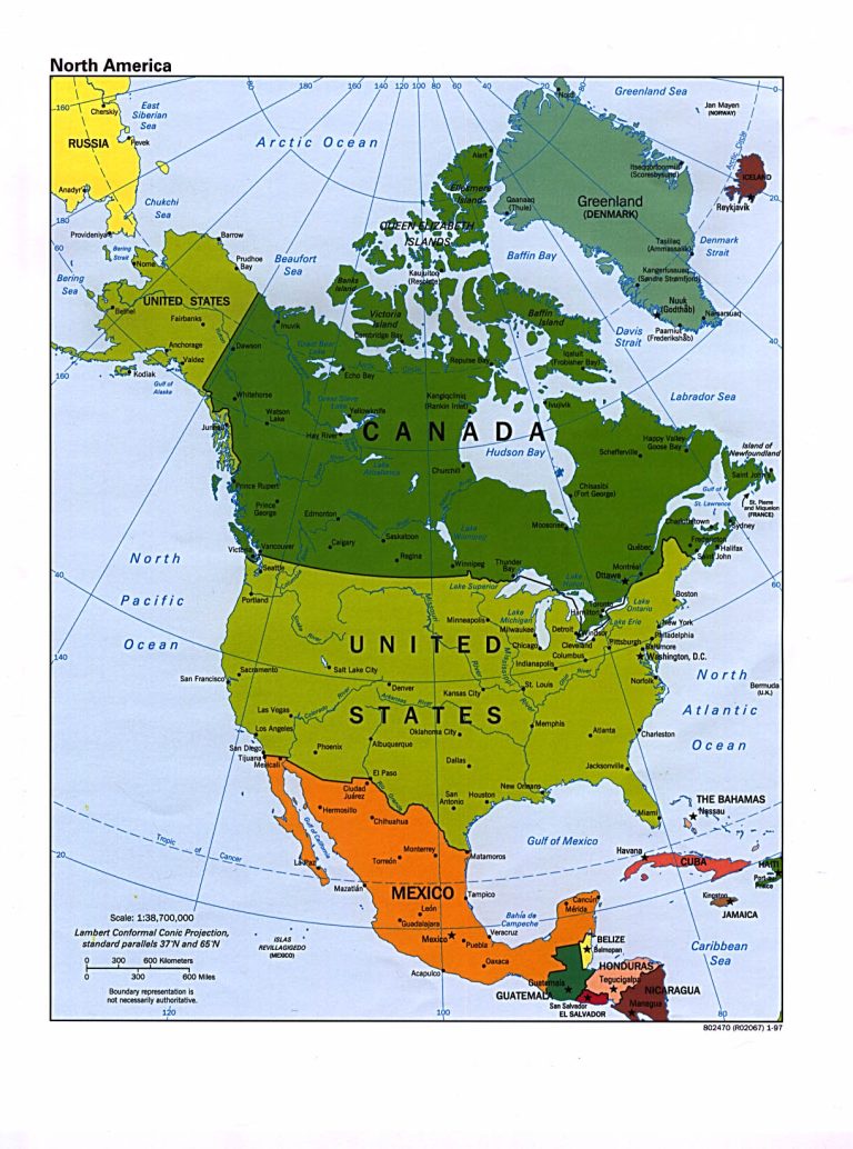 STATI AMERICA del NORD