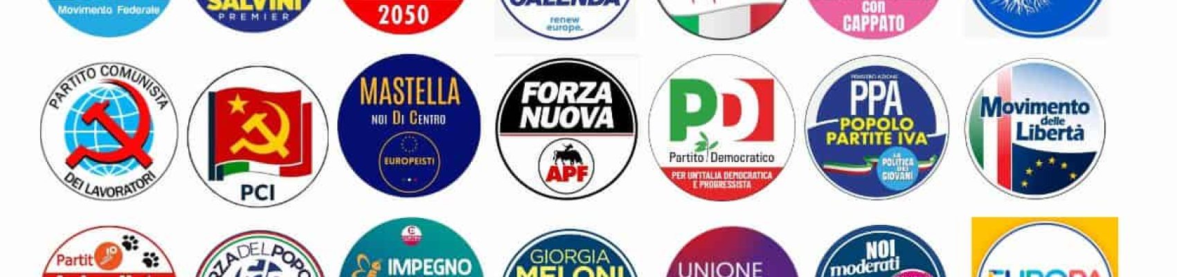 PARTITI COALIZIONI E MOVIMENTI POLITICI