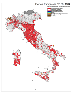 Elezioni europee del 1984 in Italia
