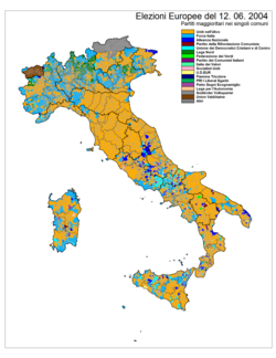 Elezioni europee del 2004 in Italia