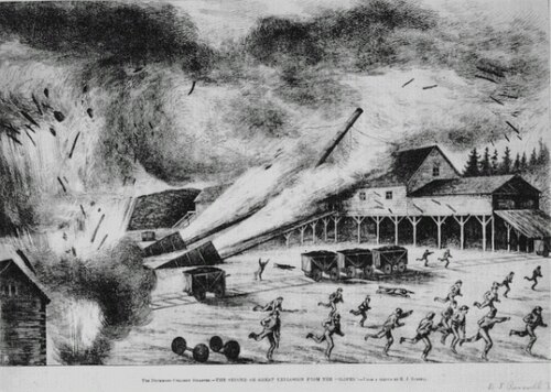 Esplosione della miniera di Drummomd (CANADA) del 1873