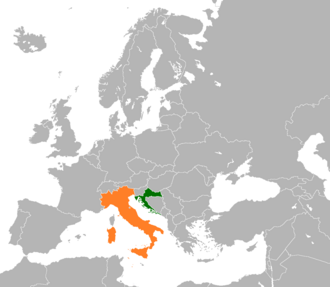 Relazioni bilaterali tra Croazia e Italia
